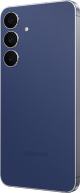 Samsung Galaxy S25 FE blue back left side