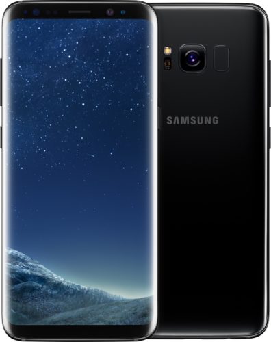 Samsung Galaxy S8 zwart overzicht