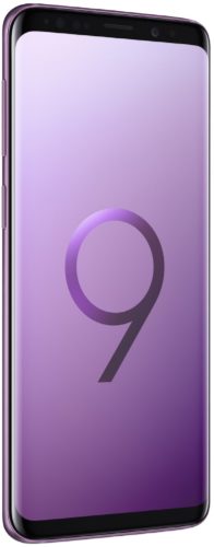 Samsung Galaxy S9 paars voorkant linkerzijkant