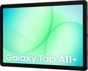 Samsung Galaxy tab a11 plus grijs voorkant rechterzijkant