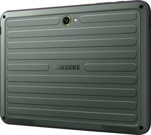 Samsung Galaxy Tab Active5 Pro groen achterkant linkerzijkant