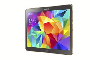 Samsung Galaxy tab s 10 5 brons rechterzijkant schuin