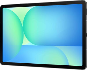 Samsung Galaxy Tab S10 FE grijs voorkant rechterzijkant