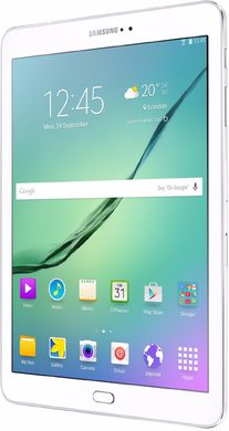 Samsung Galaxy Tab s2 97 wifi blanco tapa delantera lado derecho