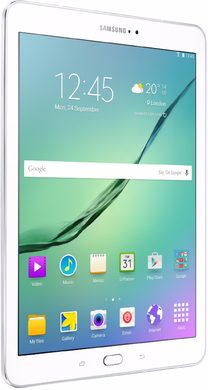 Samsung Galaxy Tab s2 97 wifi blanco lado izquierdo tapa delantera