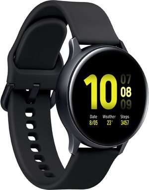 Samsung Galaxy watch active2 40mm black front left side