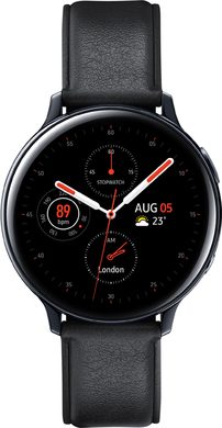 Samsung Galaxy watch active2 40mm black leather front