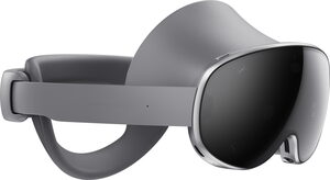 Samsung Galaxy XR grijs voorkant linkerzijkant