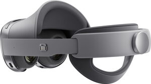 Samsung Galaxy XR grijs achterkant rechterzijkant