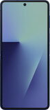 Samsung Galaxy Z Flip 7 blue in side opened