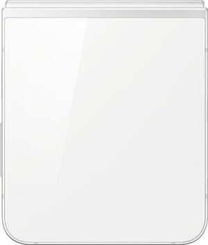 Samsung Galaxy Z Flip 7 FE wit achterkant