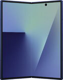 Samsung Galaxy Z Fold 7 blauw binnenkant half geopend