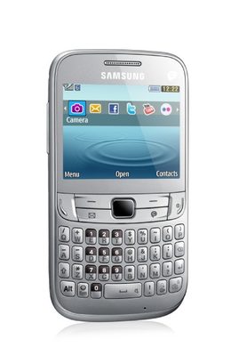Samsung gt S3570rwabse 010 left side tilted ed silver