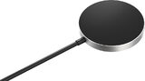 Samsung Qi2 Single Magnetic Wireless Charger zwart voorkant zijkant schuin 2