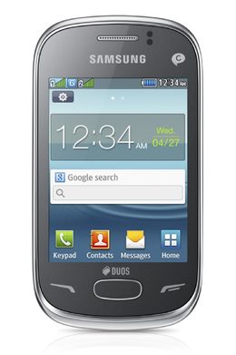 Samsung Rex 70 voorkant grijs