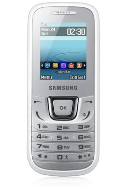 Samsung gt E1280bkaxen 001 front white