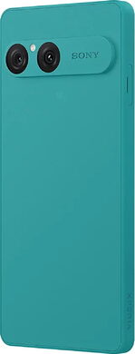 Sony Xperia 10 VII blauw achterkant linkerzijkant