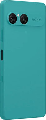 Sony Xperia 10 VII blauw achterkant rechterzijkant