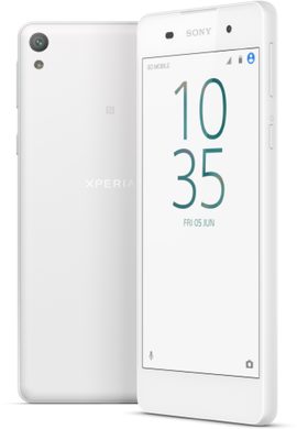 Sony Xperia E5 white overview