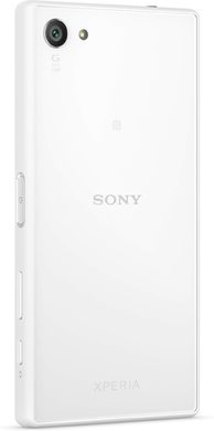 Sony Xperia Z5 Compact vit baksida höger sida