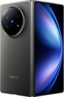 Vivo X Fold5 grijs buitenkant geopend