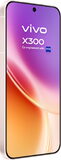 Vivo X300 pink voorkant linkerzijkant