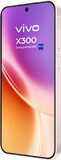 Vivo X300 pink voorkant rechterzijkant