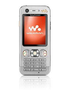 W890i Vorderseite sparkling silber