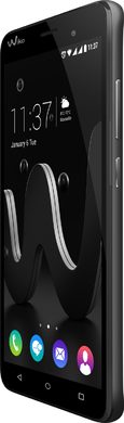 Wiko Jerry nero copertina frontale lato destro