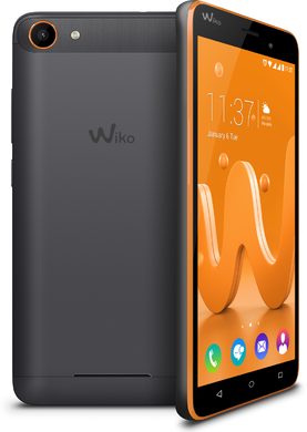 Wiko Jerry orange space grey