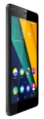 Wiko Pulp Fab 4G black front left side