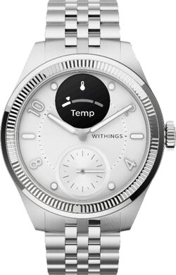 Withings ScanWatch Nova Brilliant Edition titanium sølv