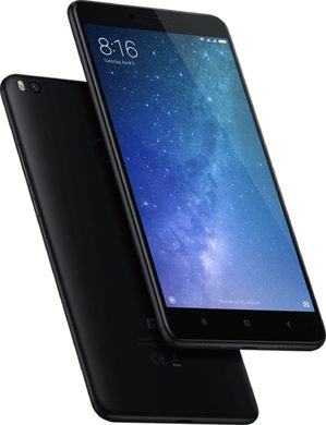 Xiao Mi Mi max2 svart oversikt