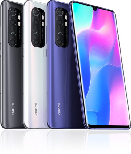 Xiao Mi Mi Note 10 Lite color overzicht