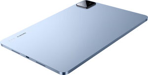 Xiaomi Pad 7 blauw achterkant linkerzijkant onderkant schuin