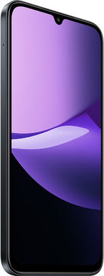 Xiaomi Redmi 15C 5G zwart voorkant linkerzijkant