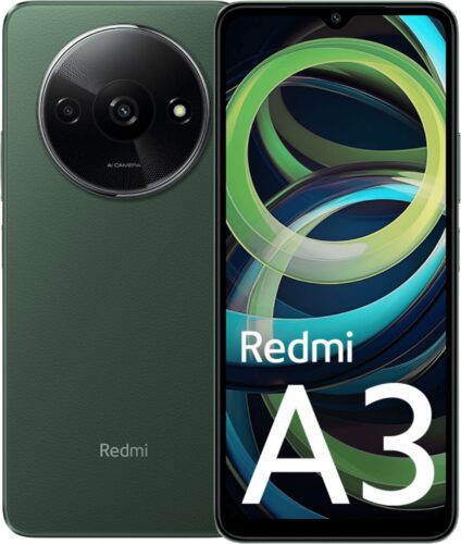 Xiaomi Redmi A3 green overview