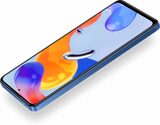 Xiaomi Redmi Note 11 Pro 5g blauw voorkant linkerzijkant schuin