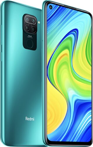 Xiaomi Redmi Note 9 groen overzicht