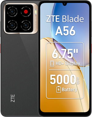ZTE Blade A56 zwart overzicht